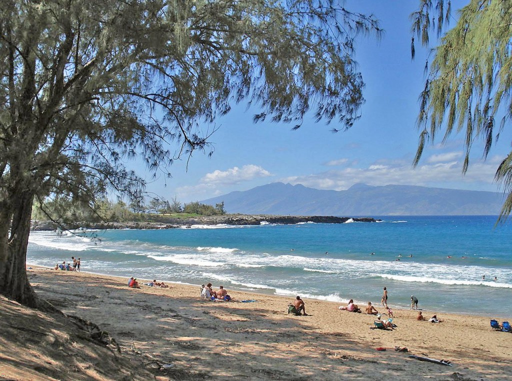 Fleming Beach near Kapalua, Maui--WestJet offers twice-daily service from Vancouver to both Maui and Honolulu.