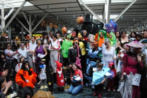 Each year, more members of the community participate in YVR's costume and pumpkin carving Halloween contests.