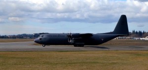 Mexican Air Force C-130K aircraft.