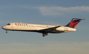 Delta's Boeing 717 is a twin-engine, single-aisle jet airliner, developed for the 100-seat market.