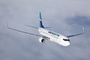 Westjet 737-800 air to air