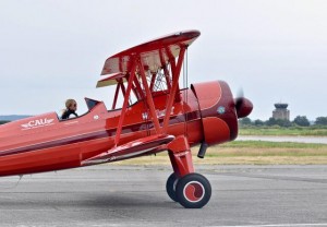 Boundary Bay Airshow 2017: Boeing Stearman biplane piloted by Vicky Benzing. Photo: Jim Jorgenson