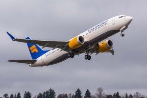 Icelandair's new 737 MAX aircraft departs Boeing's Seattle Delivery Center for its new home. Photo: Dean Jones, courtesy Boeing.