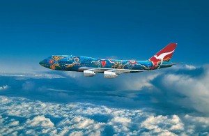 "Nalanji Dreaming" appeared on a Qantas Boeing 747-30 from 1985 until the aircraft was retired in 2005.